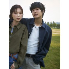 탑텐 TOPTEN 공용) 옥스포드 오버핏 셔츠_MSG5WC3901 MSG5WC3901 147091