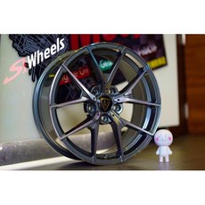 FK鋁圈 17吋 5/114.3 PS8 亮鐵灰車面 鋁合金 輪圈, 1個