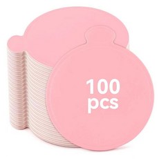 100팩 미니 케이크 보드 8.9cm(3.5인치) 디저트 페이스트리 무스 식품 등급 일회용 케이크 디스플레이 보드 결혼식 생일 파티 베이킹용 실버 원형 판지 컵케이
