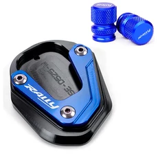 [호환제품] Loncin Voge 300 Rally GY 오토바이 사이드 스탠드 지지대 확장 패드 타이어 밸브 캡, 13 ComboBlue