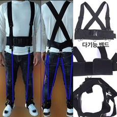 발목 허벅지 다리 탄성 케이블 스트랩 슬리브, 다기능 트레이닝 허리벨트, 1개, 1kg