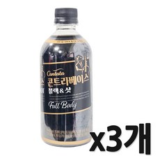 롯데칠성음료(주) 칸타타 콘트라베이스 블랙앤샷, 500ml, 3개