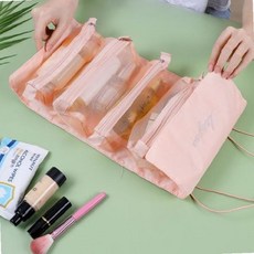 투명 화장품 정리 파우치 여행 메이크업 수납 가방 휴대용 뷰티 케이스 소품 보관함