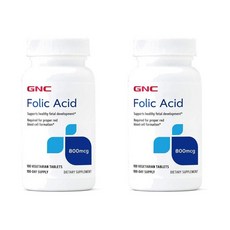 지엔씨 엽산 400mcg, 2개, 100정
