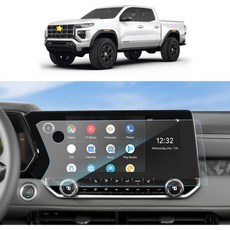 보호필름 스크린 액정 SKTU 2023 2024 쉐비 콜로라도 액세서리 프로텍터 콜로라도GMC 캐니언 11.3인치 내비게이션 디스플레이 강화유리 9H, 1개