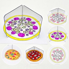 거울로 피자 한판 만들기 5인용