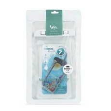 祥昌電子 RONEVER BG009 快扣氣囊手機防水袋，可觸屏，適用旅行游泳玩水, 1個, 白色