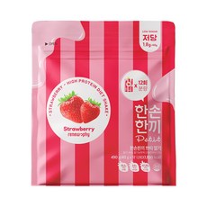 한손한끼 단백질 쉐이크 대용량 딸기맛, 1개, 490g