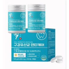 치아유산균 구강 잇몸 유산균 프로바이오틱스 덴티케어 2개월, 2개월분