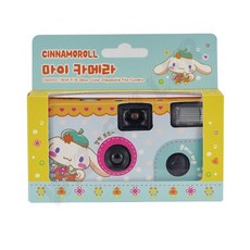 산리오 시나모롤 감성 일회용 코닥 필름카메라 필카 선물 귀여운 캐릭터, 1개