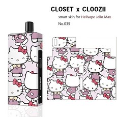 헬베이프 젤로 맥스 Jello Max 스킨 스티커 케이스, 1개, 하트키티(035)