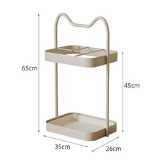 【開發票/統編】傘架 傘桶 雨傘收納架 家用置傘架掛傘置物架, 奶茶色（貓耳）, 1個