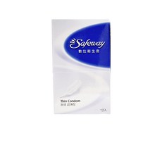 Safeway 數位無感超薄保險套12入，超薄貼身，提升親密感，享受零距離激情, 4個, 12片狀