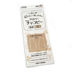 크로바 차코페이퍼 초크페이퍼 양면 먹지 패턴 그리기, 24-151(화이트), 1세트