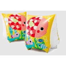 INTEX 可愛魚充氣手臂圈 游泳學習, 1個, 可愛魚手臂圈