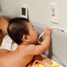 콘센트 실리콘 멀티탭 안전 커버 보호 덮개 sty*00519ki, 1개, 블랙