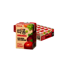 빙그레 따옴 오가닉주스(사과 레드비트)lX, 1개, 120ml