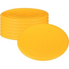 파티킬 플라잉 디스크 소프트 실리콘 컬러풀 플라이어 야외 스포츠 잔디, Yellow
