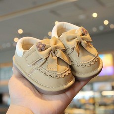 寶寶春秋嬰兒叫叫步前鞋子0到6到12個月女寶寶公主鞋防滑軟底單鞋