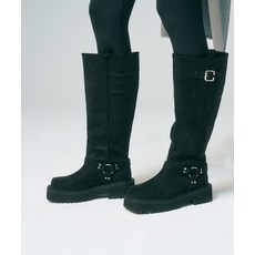 매장정품 SALT AND CHOCOLATE 솔트앤초콜릿 스퀘어 토 바이커 롱부츠 412448008 (5cm2colors) 5006957438 1784599