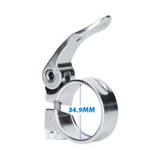 Meische 28.6/31.8/34.9mm 합금 자전거 시트 클램프 알루미늄 퀵 릴리스 마운틴 MTB BMX 도로 포스트, 6)34.9mm seat clamp