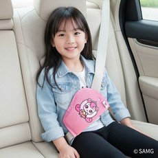 차덕후 자동차 캐치티니핑 카운티 2점식 안전벨트커버, 핑크