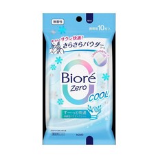 비올레 Zero 부드러운 파우더 시트 쿨 무향성 10장 제한제 데오도란트, 1개, 27L