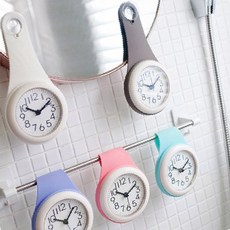 방수 시계 무소음 주방 욕실 화장실 벽걸이 시계 젤리 컬러, 젤리무소음방수시계(민트)