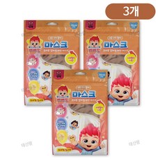 핑크퐁 아기상어 베베핀 입체마스크 KC인증, 화이트, 3개, 5매입