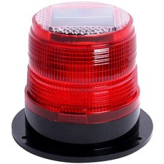 태양광 경광등 흡착 무선 충전 LED 자석거치대 차량용 태양광 레드 A, 태양광 블루 A