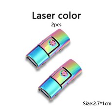 다채로운 금속 신발 끈 클립 프레스 버클 액세서리 AF1 운동화 키트, color, 1개