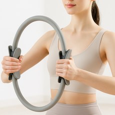 갤리뚜 필라테스 요가 소도구 써클링, 그레이, 1개