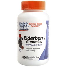 Doctor's BEST 接骨木莓果軟糖, 1個, 60 件