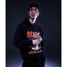 디아도라 ACDC 스냅 후디 블랙 144408