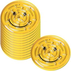 입체 퍼즐 분리 조립 스마일 메이즈 가치 팩 - 2.75 12팩 매력적인 노란색 플라스틱 선호도 파티 선물 및 펀브레인 부스트 챌린지에 적합, 입체 퍼즐 분리 조립 스마일 메이즈 가치 팩 - 2.7