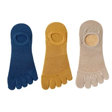 호환3짝/몫 남성 양말 통기성 땀 참신 발가락 캐주얼 손가락 보트 삭스, 01 EU 37-43, 14 3PAIRS-5