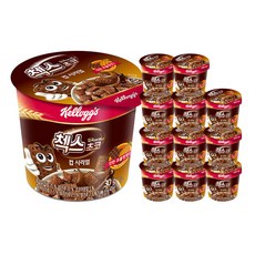 켈로그 첵스초코 컵 시리얼40g(12개), 40g