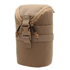 VENTO 戶外戰術Molle袋側麵配件包，防水耐磨，EDC工具整理，登山狩獵必備, 沙色