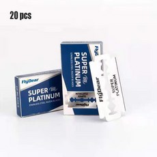 남성용 양면 면도날 전문 이발사 수염 트리머 도구 10 개 50, 02 20 pcs blades