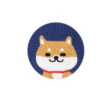 키밍 손쉬운 펀치 니들 자수 패키지, 1개, 강아지