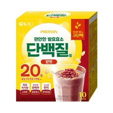 담터 편안한 발효효소 단백질밀 팥맛 10T