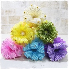 망사부케 한송이봉 꽃다발만들기 마봉 카스바 부케받침 꽃봉