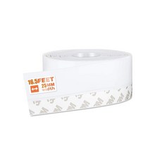 실리콘 씰 스트립 문이나 창문용 유리 내후성 하단 스트립 테이프 스트리핑 틈새 접착 웨더 방음 도어 스토퍼 자가 드래프트 스트립 창문용 실리콘 문 샤워 및 도어, 35mm, White, 1개