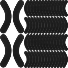 자체 접착 J-Bar 폼 패딩 50개 - 스키 및 스노보드 부츠용 진동 방지 힐 및 발목 프로텍터 물집을 방지하기 위한 밀폐형 셀 폼 웨지 인서트 스포츠 장비용 쿠션 심, 자체 접착 J-Bar 폼 패딩 50개 - 스키 및 스노