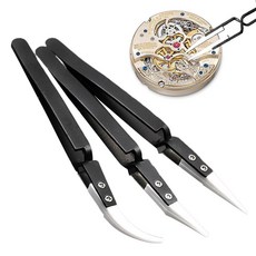 비전도성 세라믹 핀셋 정전기 방지 역방향 내열성 지르코니아 수공구