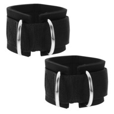 PartyKindom 발목 스트랩: 체육관 스트랩 2개 역도 글루트 운동 기계 부착물 액세서리 여성 및 남성용 운동용