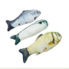 내손안의몰 고양이물고기장난감 리얼생선