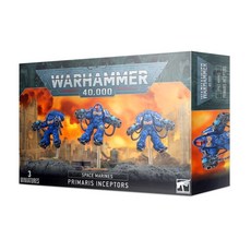戰鎚40k Space Marines: Primaris Inceptors - 星際戰士基因原體攔截者 模型組裝 收藏精品, 1個
