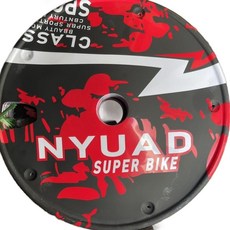 금성여자 픽시휠셋 픽시디스크휠 카본 픽시휠 자전거, 1개, 20인치 레드 영어 라벨 루프 1쌍 2장