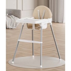 기 식탁 의자 유아용 식탁 의자 가정용 휴대용 어린이 테이블 의자 어린이 다기능 성장 의자아, 아이보리색